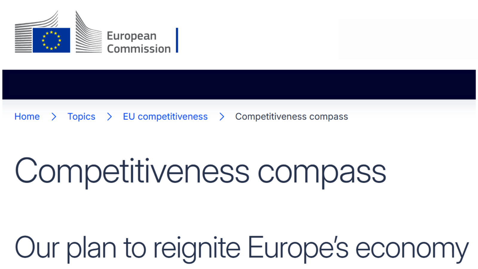 Do we compete for economic success or for sustainable and inclusive wellbeing? ToBe reaction to the launch of the Competitiveness Compass 